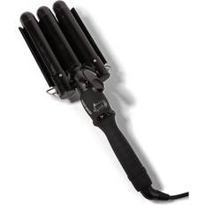 Black Hair Wavers Trademark Beauty Babe Waves Limited Edition Travel Triple Barrel Curling Iron Ionic