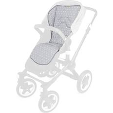 Gris Forros de asiento Sitzauflage Für Kinderwagen Und Buggy Lotte Stars-Grau