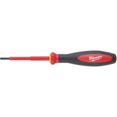 Milwaukee Slotted Screwdrivers Milwaukee VDE TORX TX15 75 mm Slotted Screwdriver