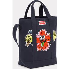 Kenzo Tasker Kenzo Broderet Lærredstote Taske - Blå