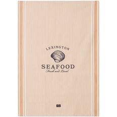 Lexington Beige Kökshanddukar Lexington Seafood Kökshandduk Beige, Vit (70x50cm)