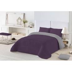 Textiles Edredón Nórdico 300 gr Reversible Cama 90/105 cm 135/150 cm 180 cm Ropa de Cama Morado