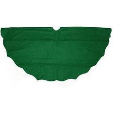 Christmas Tree Skirts Northlight Pine Scalloped Edge Round Skirt Christmas Tree Skirt