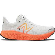 48 ½ - New Balance 1080 Chaussures New Balance Fresh Foam X 1080v12 M - White with Neon Dragonfly and Hot Marigold