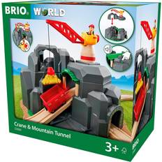 Accesorios de tren BRIO Crane & Mountain Tunnel 33889