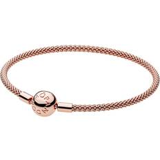 Pandora Moments Mesh Bracelet - Rose Gold