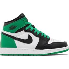 Nike Air Jordan 1 Retro High OG GS - Black/White/Lucky Green