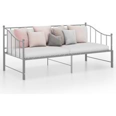 vidaXL sengestel udtræksseng metal Sofa 3 personers
