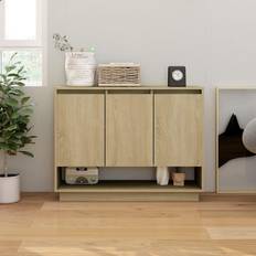 Beige Mobili vidaXL Credenza Rovere Sonoma 97x31x75 cm In Truciolato Madia