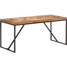 vidaXL 160x70x76 massivt Matbord