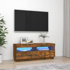 100" tv vidaXL Smoked oak, 100 TV Bench