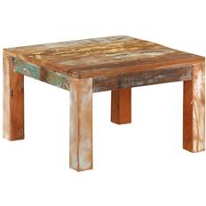 vidaXL Multicolor 21.7 x 21.7 x 13.8 in Coffee Table