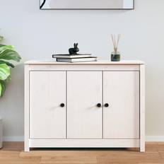 vidaXL 110x35x74 massivt Skænk