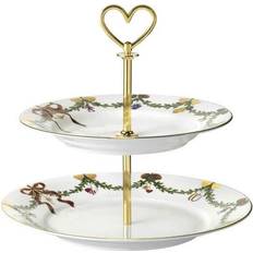 Royal Copenhagen Star Fluted Christmas Cake Stand 25cm