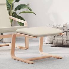 vidaXL 51x41x40 stof Fodskammel