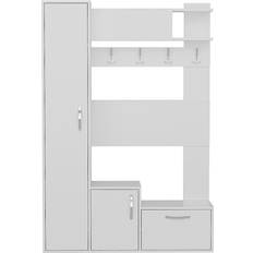 Appendiabiti Homemania Mobile Ingresso Seina Porta Scarpe 125 x 35 x 184 cm Appendiabiti