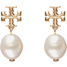 Kira Drop Earrings - Gold/Pearls