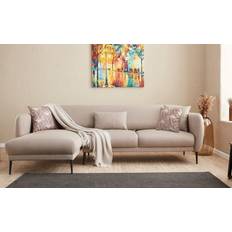 LOTO LIVING Venus L Creme Sofa
