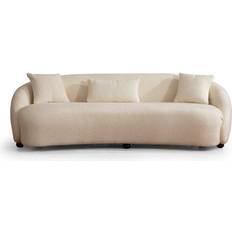 Hanah Home 3-sæders Napoli Cream Sofa