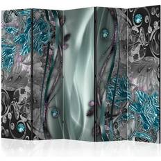 Arkiio Floral Curtain Turquoise II Romavdeler