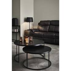 Nordic Furniture Group Sidebord Duett Sæt med 2 Sort Småbord