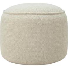 White Poufs Ethnicraft Sitzkissen Donut Sitzpuff