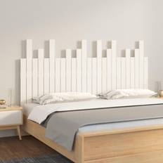 Headboards on sale vidaXL white, 159.5 Solid Wood Pine Headboard