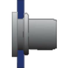 Blindnittemøtrik Ø x L 10.9 mm x 16.5 mm M8 Aluminium