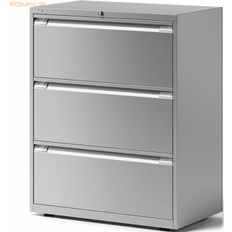 Bisley Essentials Hängeregistraturschrank silber Kommode