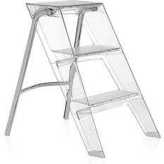 Transparent Pallar Kartell Upper Stege Crystal Sittpall