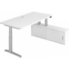 Argent Plateaux de table MC XBHM 2C 200 x 100 Réglable En Hauteur électriquement Plateau de table