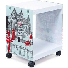 Multicolore Tables Basses Inter Link d'Appoint Londoncube 38 x P 33.5 x H 46 cm Table Basse