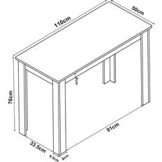 Grau Esstische VCM Holz Esstisch