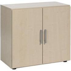 Marron Commodes Schrank H752xB800xT420mm 2 Hauteurs De Classeurs Commode