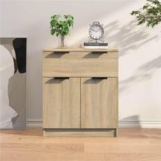 vidaXL Credenza Rovere Sonoma 60x30x70 cm Legno Multistrato Madia