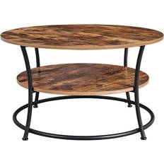 Tables Vasagle Ronde 2 Niveaux 80 x 45 cm LCT80BX Table Basse