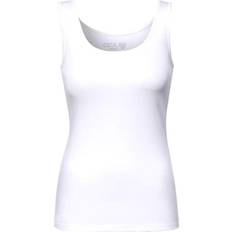 Cecil Linda Uni Color Top - White