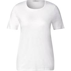 Lena Plain Color T-shirt - White