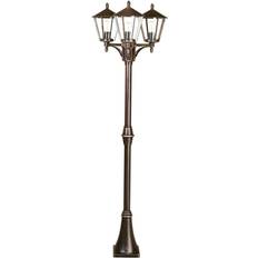 Bruin Lantaarnpalen Albert Leuchten Grote Staande Buitenlamp 207 cm Brons