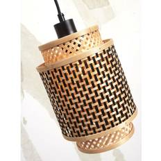 Good & Mojo Hängande Taklampa Rörformad Bhutan 18 x 25 cm Flerfärgad Pendellampa