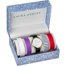 Laura Ashley LASS1105YG Red Stripe Bracelet