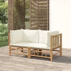 vidaXL Garten-ecksofas Modulsofa