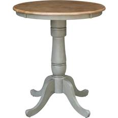 Chairs International Concepts 30" Round Top Pedestal Bar Stool