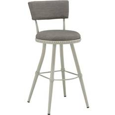 Boraam White Bar Stools Boraam Benton Adjustable Bar Stool