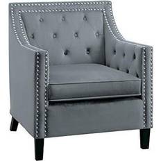 Blue Armchairs Lexicon Grazioso Velvet Armchair