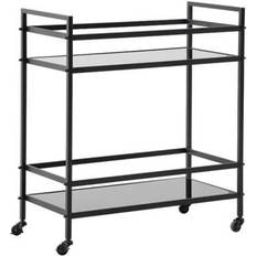 Ashley Black Trolley Tables Ashley Signature Kailman Bar Cart Trolley Table