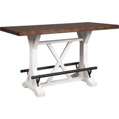 Furniture Ashley Signature Design Brown/White Dining Table 30x60"