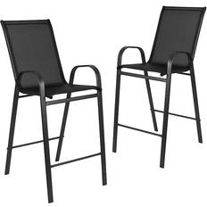 Furniture Flash Furniture 2 Pack Brazos Material Bar Stool