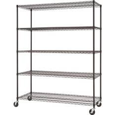 Furniture Trinity Basics 5-Tier Wire Rack Shelving System