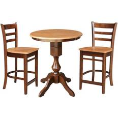 Chairs International Concepts 30 Round Bar Stool